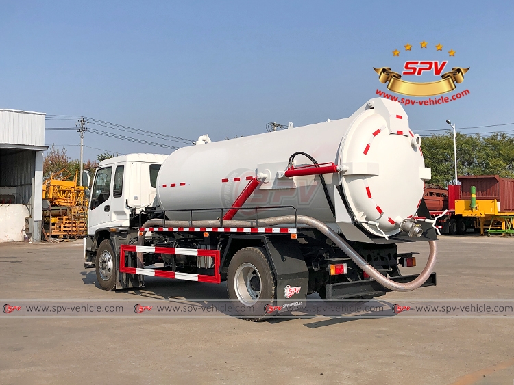 10,000 litres Sewer Vacuum Truck ISUZU - LB